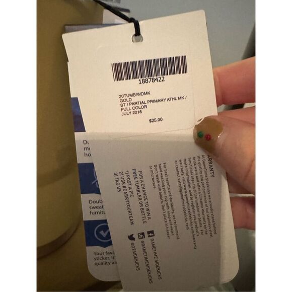 NWT Western Michigan 20 Ounce Tumbler - Picture 2 of 6